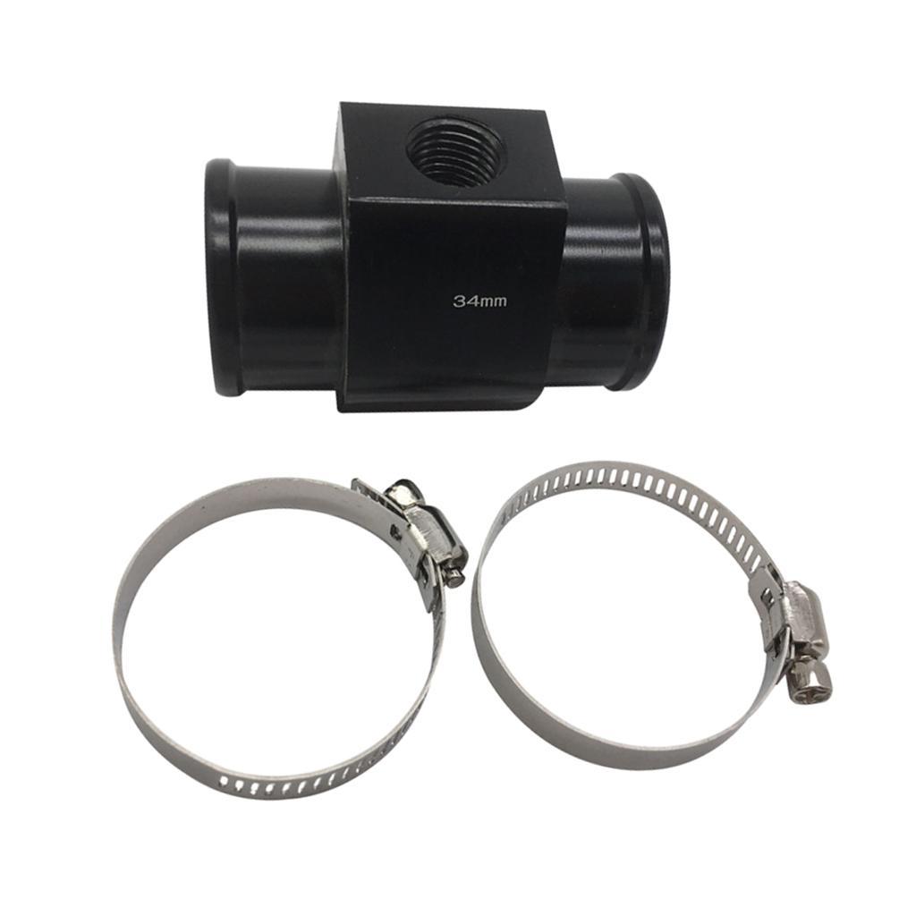 34mm Water Hose Coolant Temperature Sender Sensor Hose Adapter Set