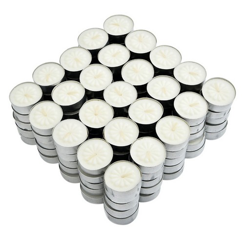 Nến tealight 100 viên không mùi dày 1.5cm cháy từ 4h-5h | Bio Aroma