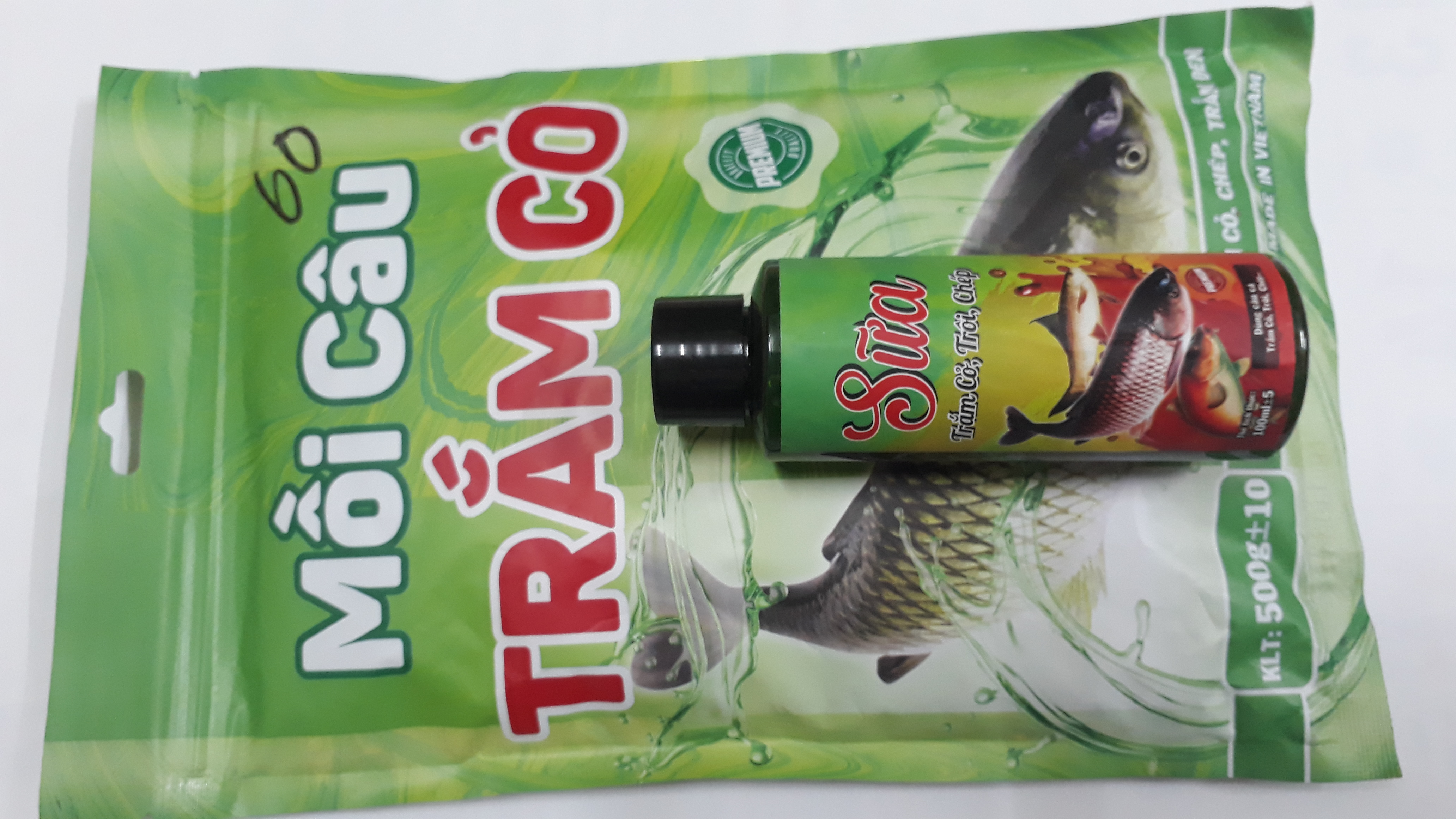Mồi câu cá trắm cỏ,Trắm đen,Mồi Phú Thành
