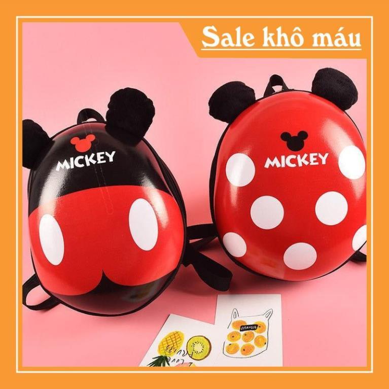 { chuyên sỉ } Balo Trứng Cho Bé Hình Chuột MicKey, Công Chúa Siêu Xinh Cho Các Bé Gái Mầm Non