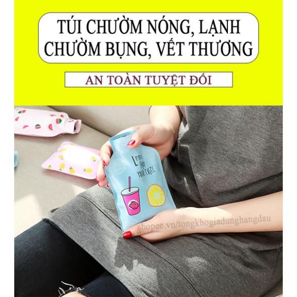 Túi Chườm Nóng, Lạnh, Chườm Bụng, Vết Thương, Siêu Tiện Dụng Cho Chị Em