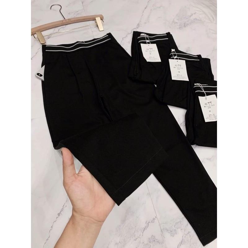 Quần baggy viền cạp