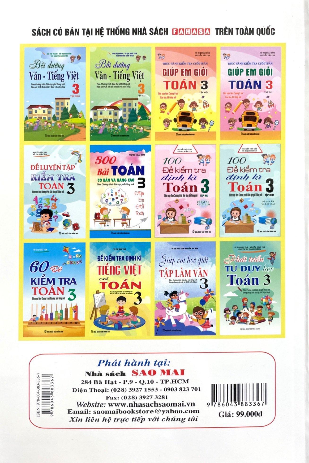 Đề Kiểm Tra Định Kì Tiếng Việt Và Toán 3