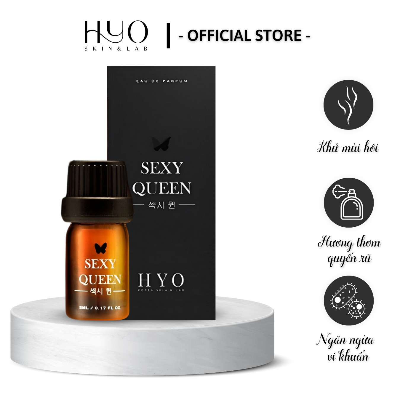 Nước hoa cho cô bé HYO SEXY QUEEN 5ml - Hàn Quốc