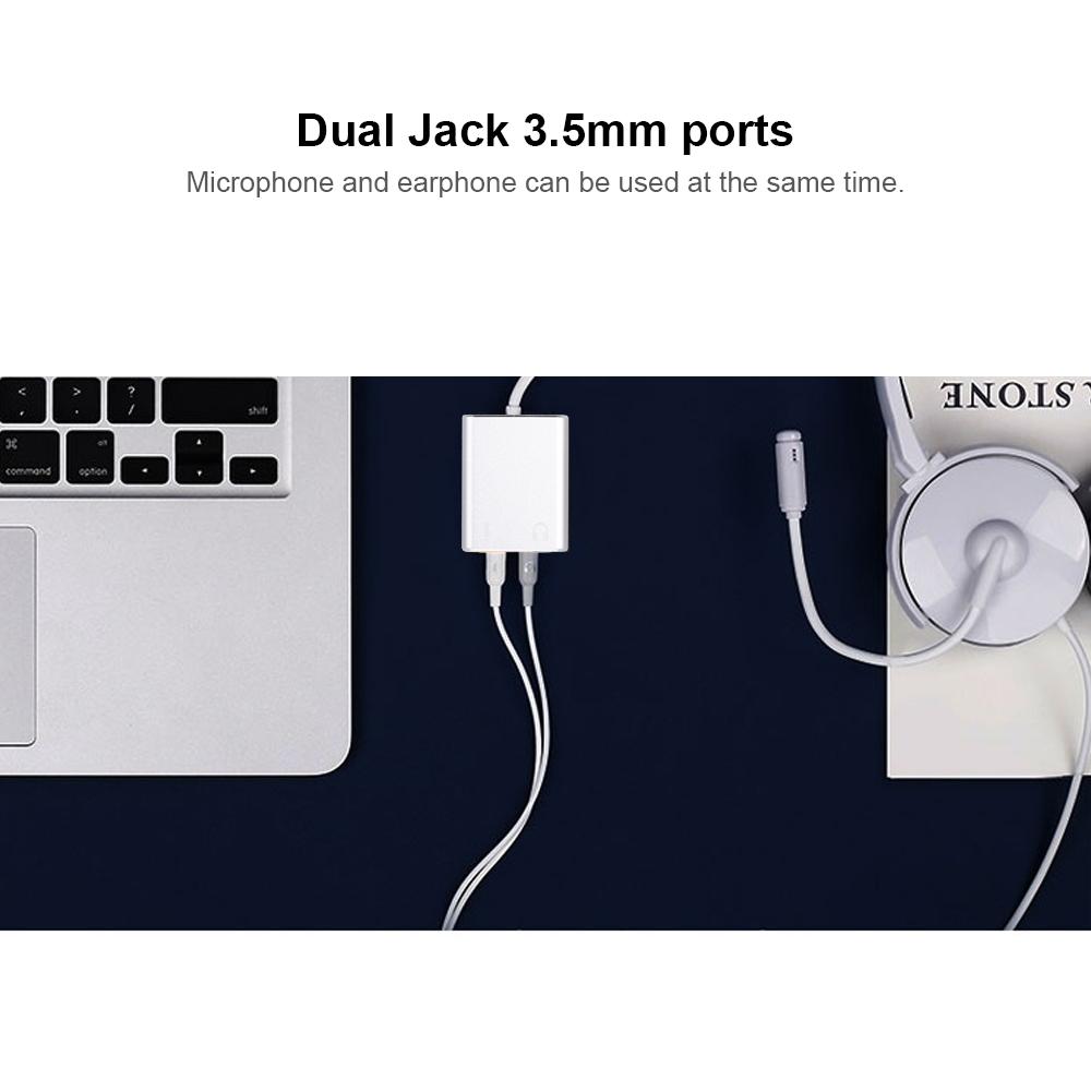 Bộ chuyển đổi âm thanh USB-C sang Jack 3.5mm