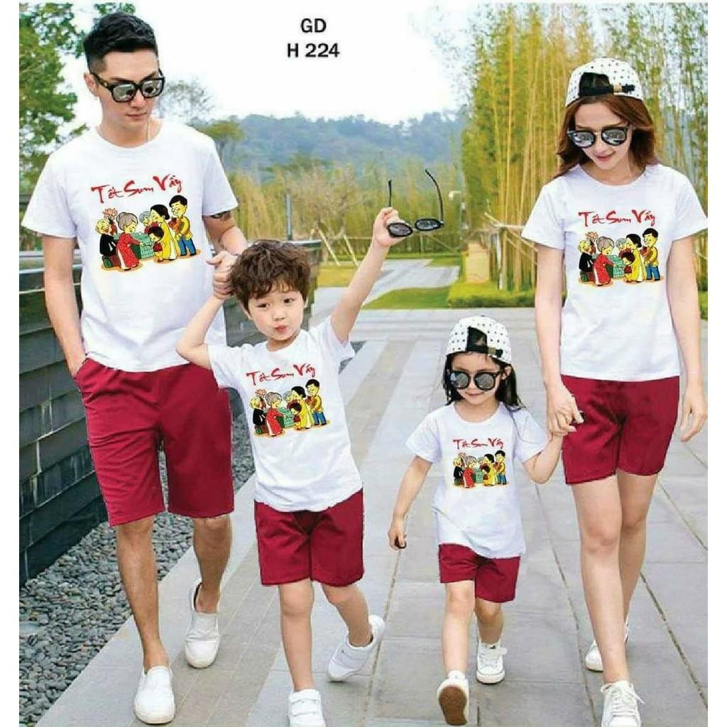 Áo gia đình Tết .Đồ đôi .