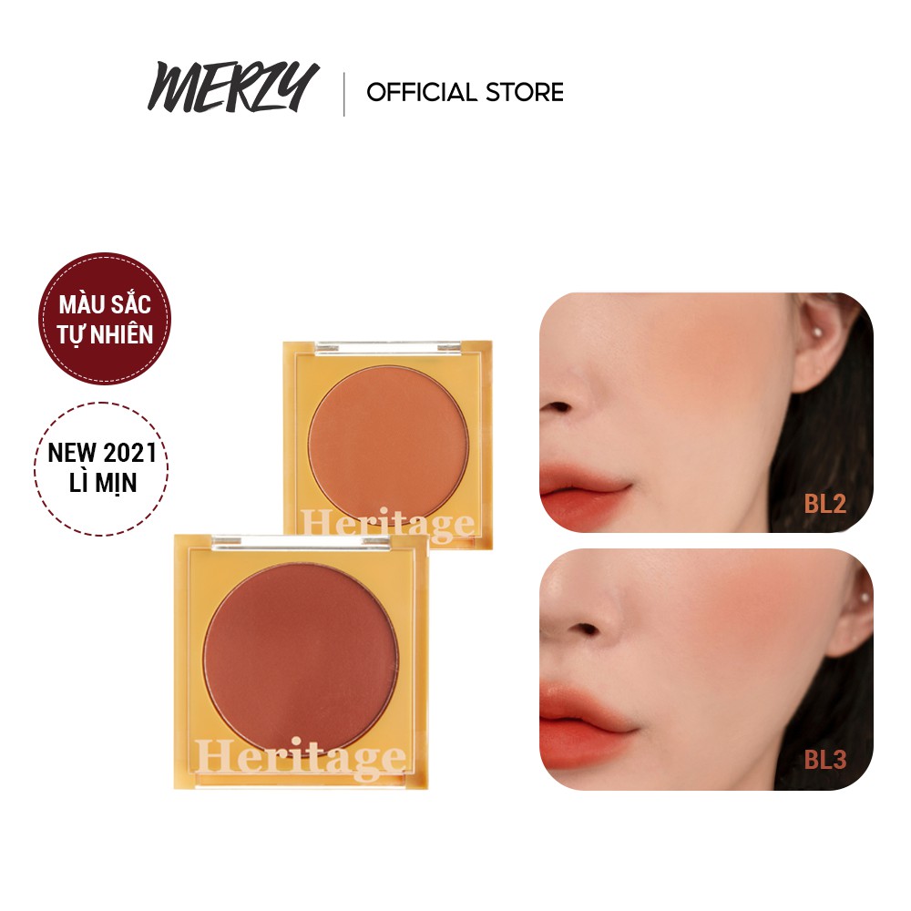 Phấn Má Hồng Dạng Nén Merzy The Heritage Blusher