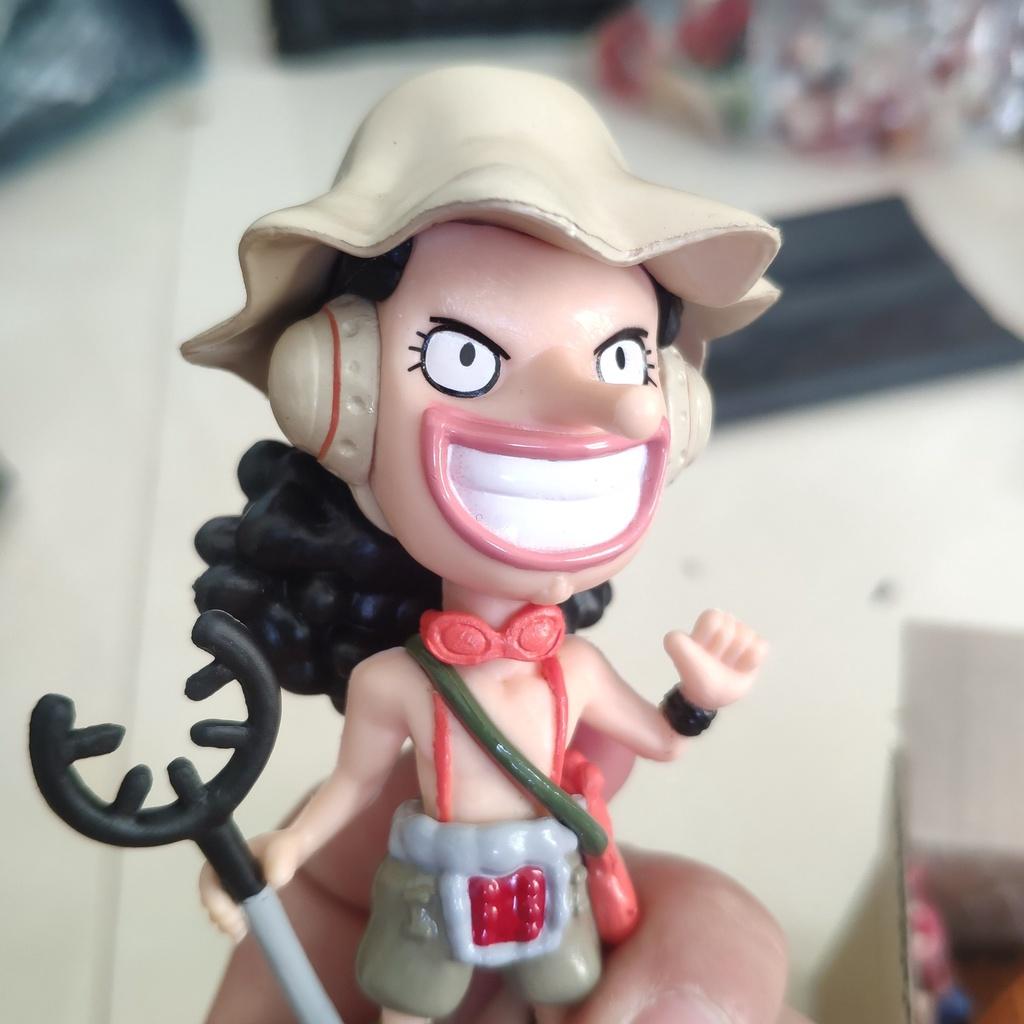 Mô hình one piece chibi wcf băng mũ rơm onepiece phiên Bản kỷ niệm 20 năm Đảo hải tặc anime luffy brook franky nami