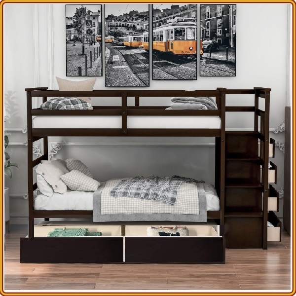Giường 2 tầng hộc kéo 1m Juno Sofa