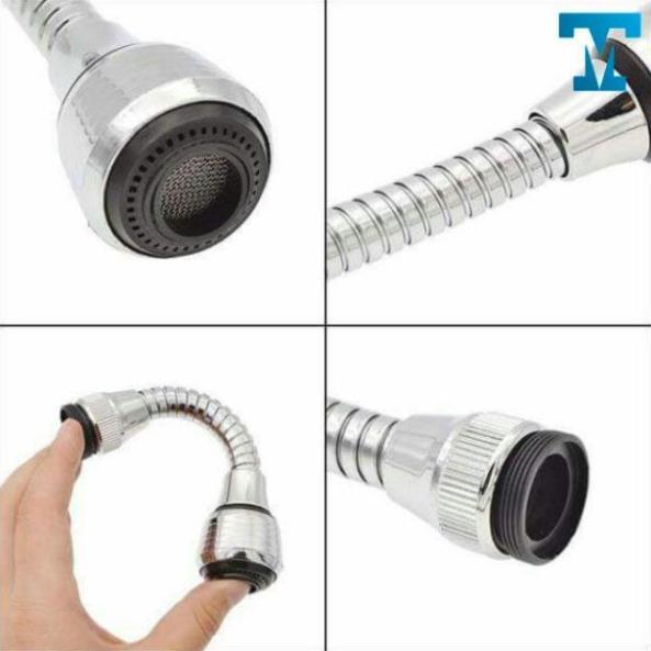 VÒI NƯỚC INOX TĂNG ÁP CAO CẤP XOAY 360