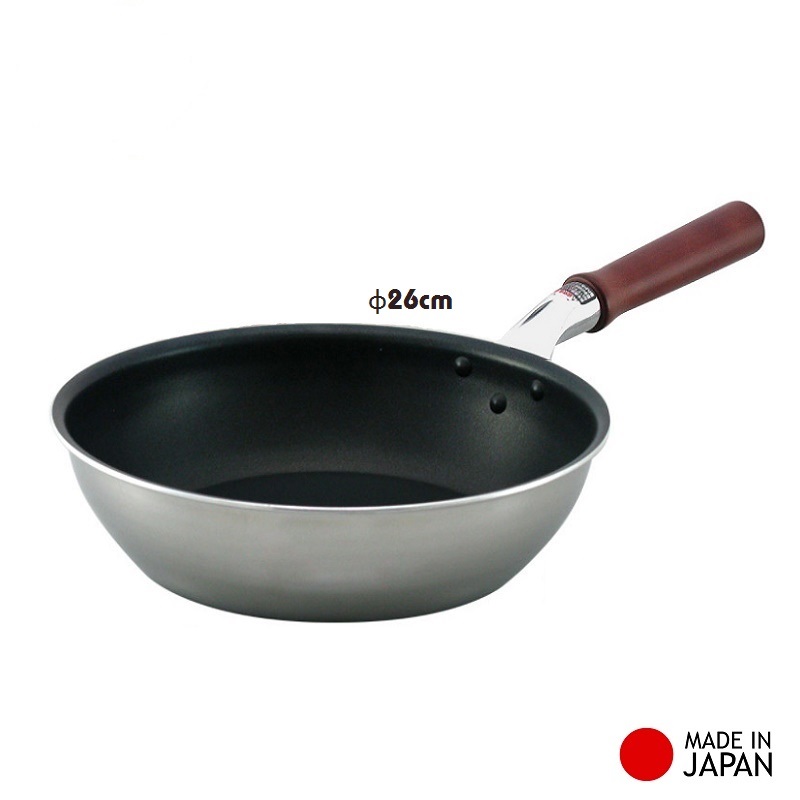 Chảo chống dính siêu nhẹ, đáy từ Shimomura φ26cm - hàng nội địa Nhật Bản
