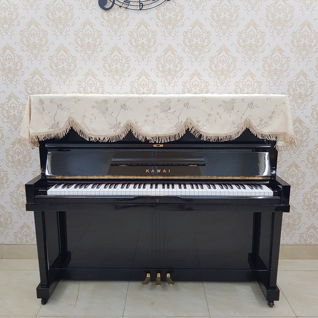 Khăn phủ đàn Piano mẫu thêu hoa tinh tế