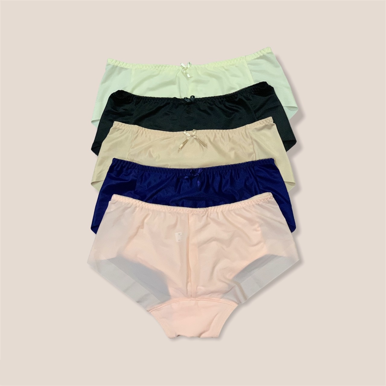 COMBO 5 QUẦN LÓT NỮ THUN LỤA LẠNH TRƠN TÀNG HÌNH Q6