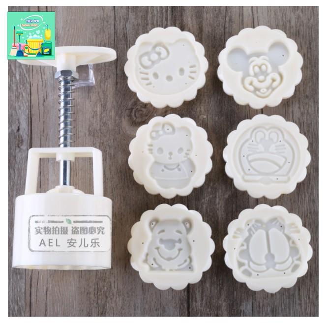 Khuôn Làm Bánh Trung Thu 50g Hình Động Vật Hoạt Hình Ngộ Nghĩnh - BT102