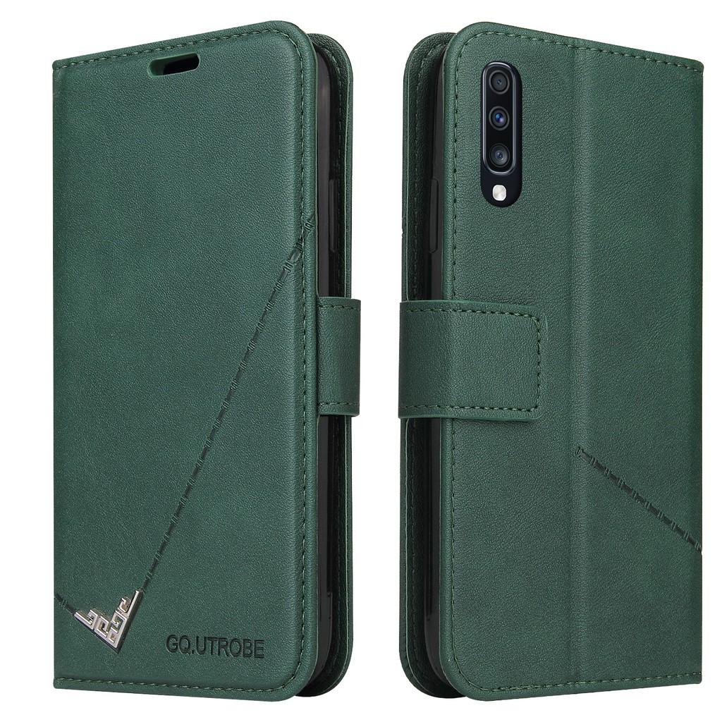Ốp điện thoại da PC PU cứng dạng ví nắp lật cho Samsung Galaxy A70S A50S A30S A20S A10S A70 A50 A40 A30 A20 A10