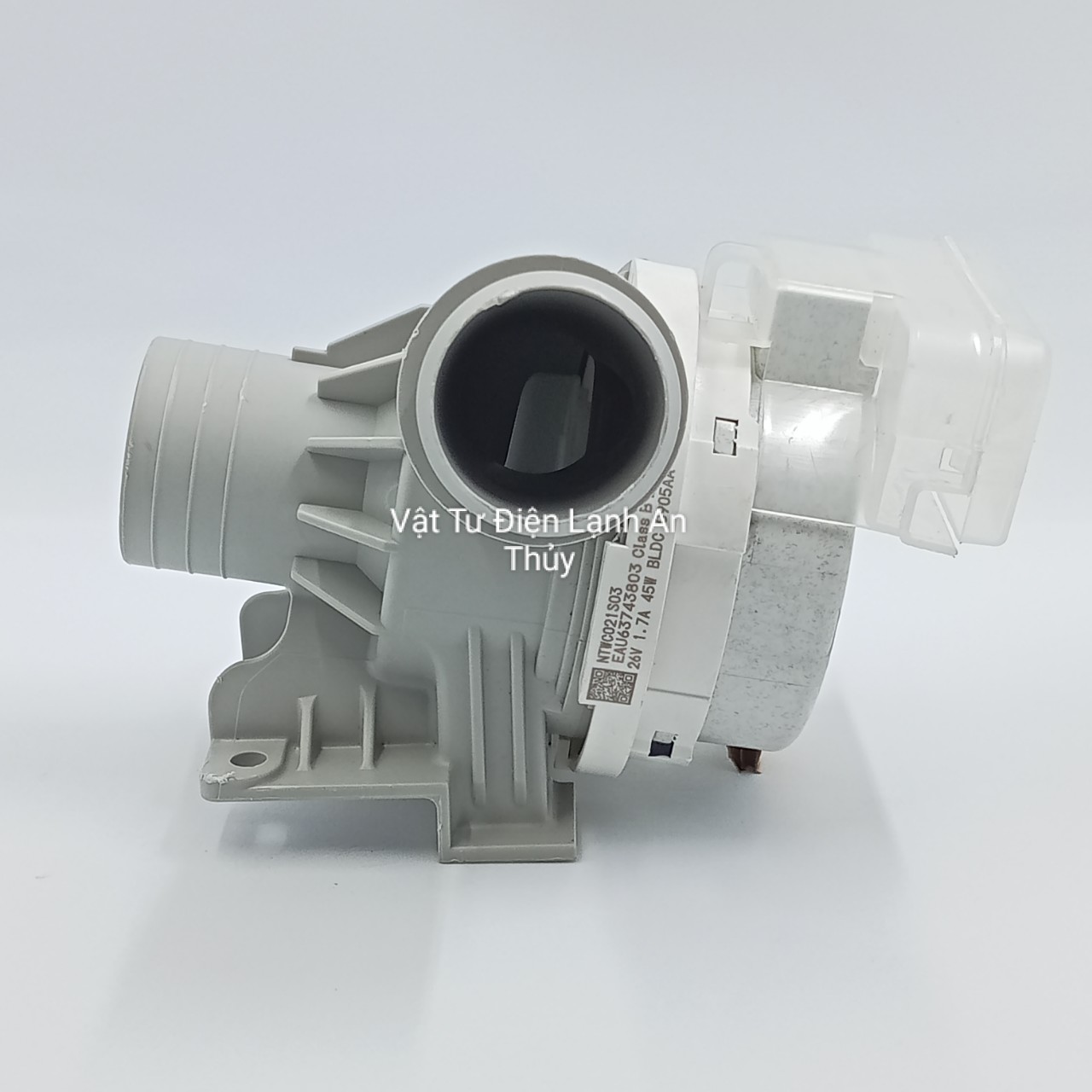 Bơm xả máy giặt dành cho LG cửa ngang đơn nhỏ hàng hãng - DC 26V 3 chân - Bơm xả thoát nước máy giặt dành cho LG - Bơm xả máy giặt dành cho LG