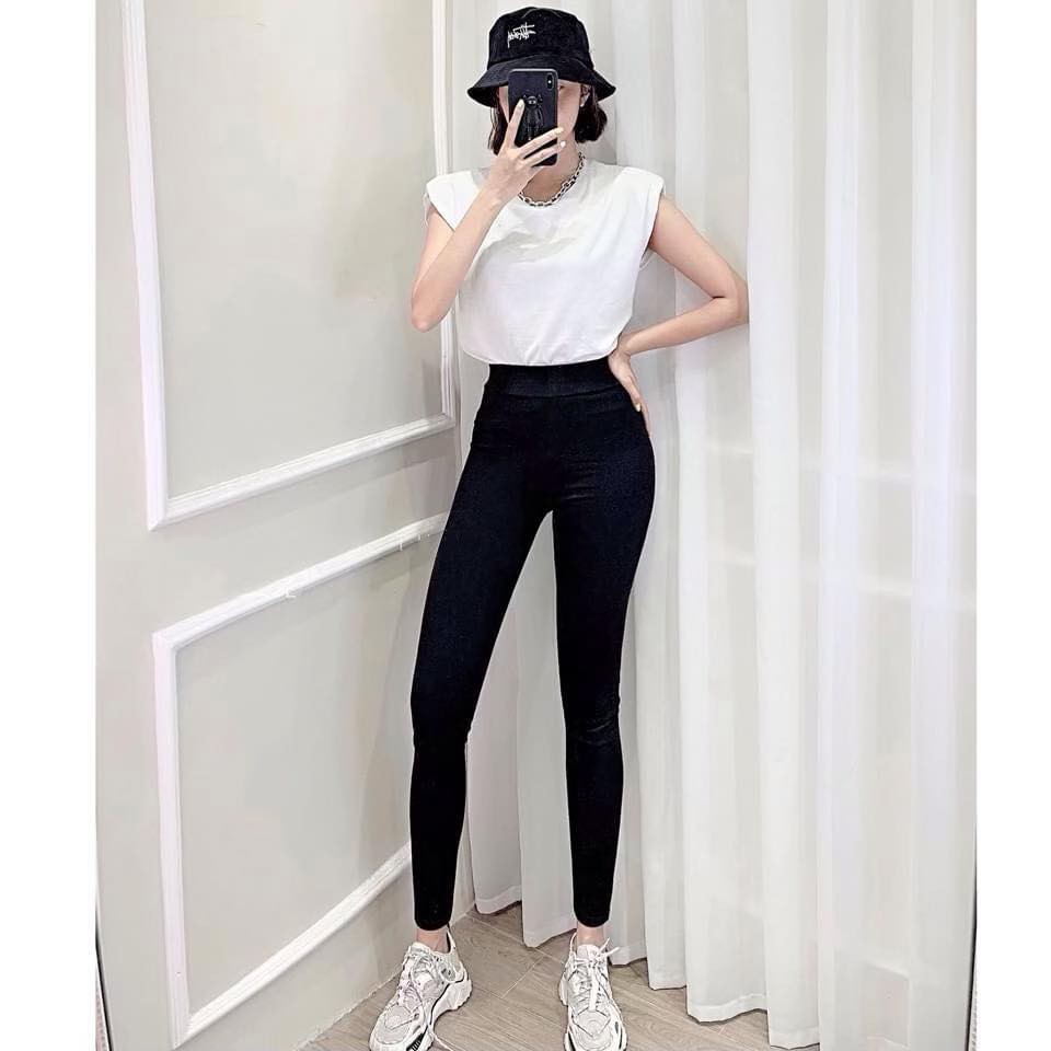 Quần legging cạp cao dày dặn siêu đẹp