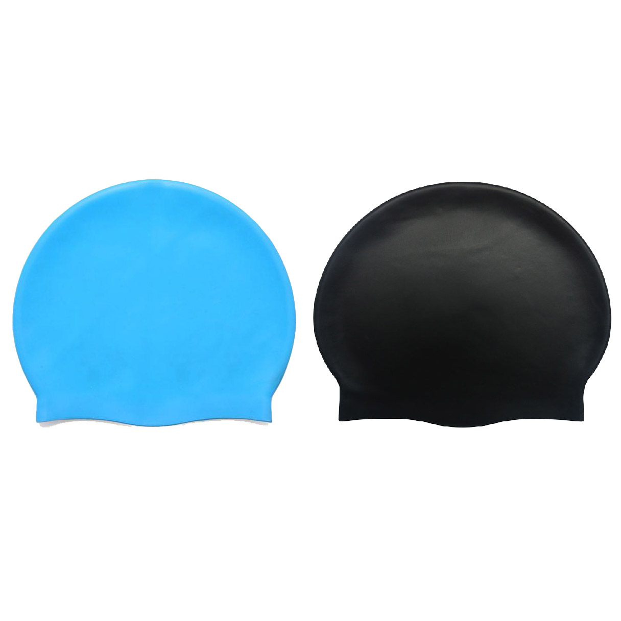 2 nón bơi trùm tai ngăn nước silicone cao cấp