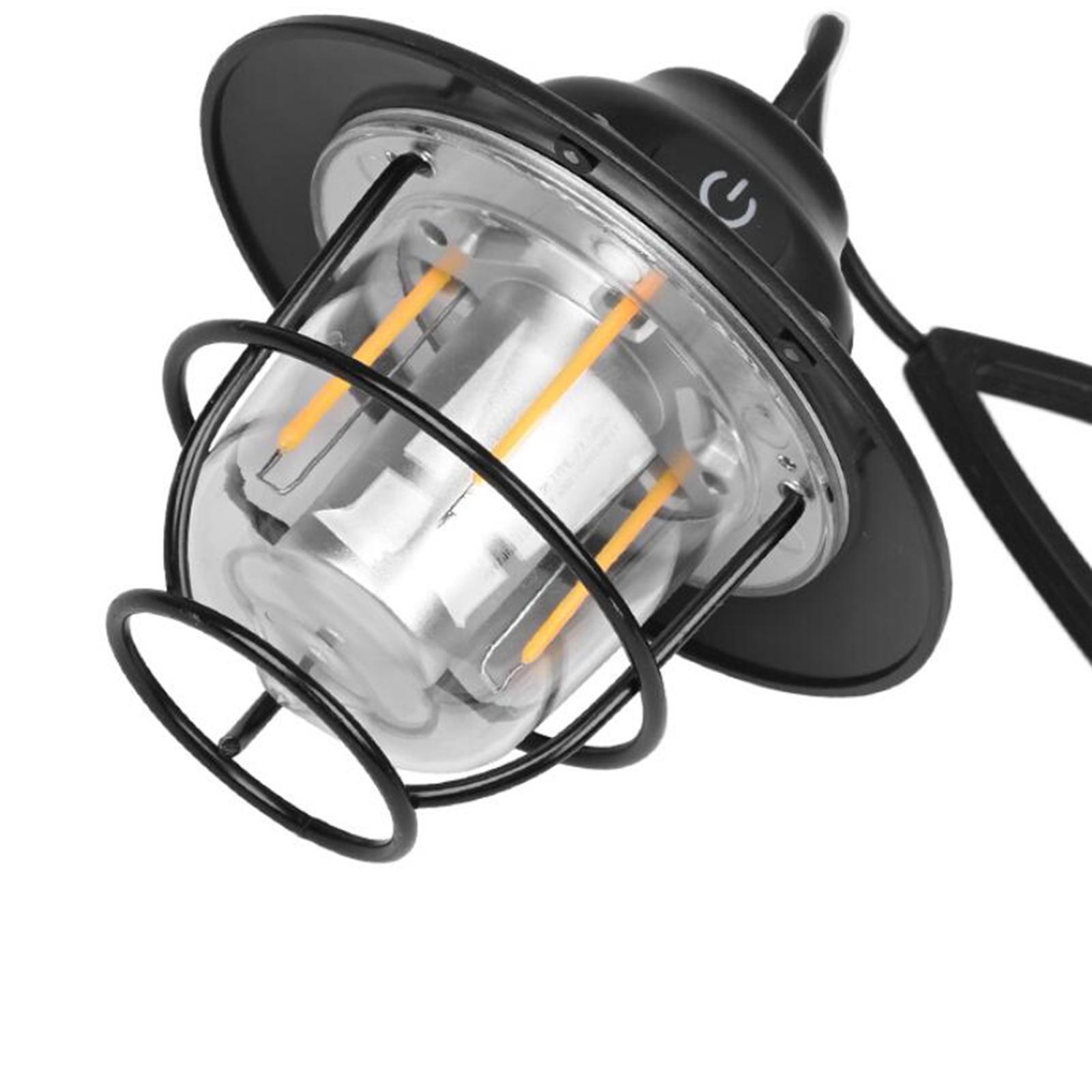 LED Camping Lantern Dimmable Rechargeable Tent Lamp for Indoor BBQ Traveling