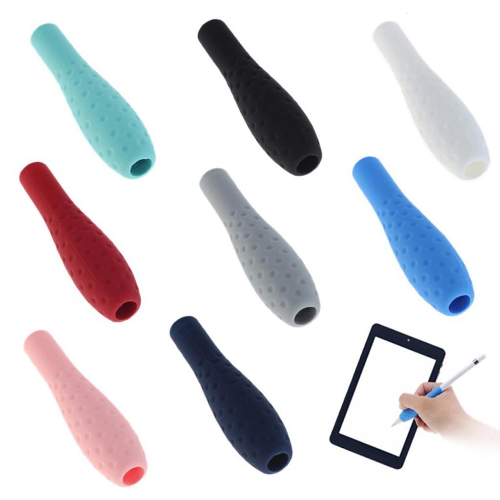 2-3pack Silicone Pen Case Flat Capacitor Pen Holder Cover for Apple Pencil