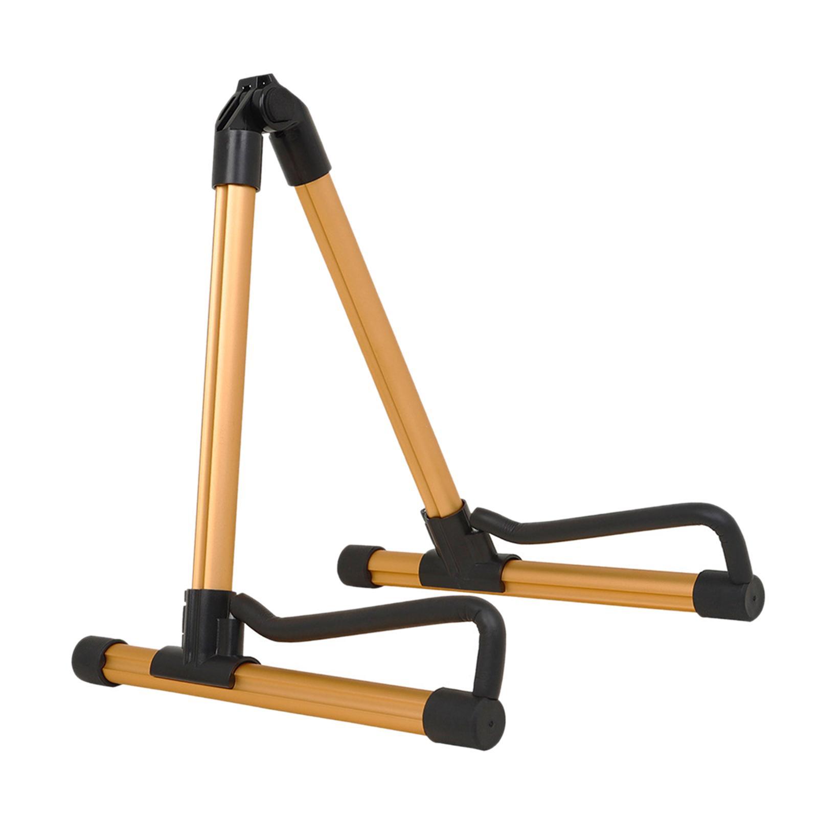 Aluminum alloy guitar floor stand holder Golden