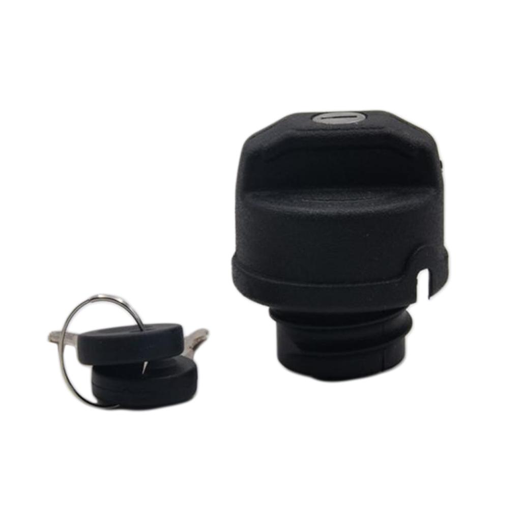 Car Fuel Petrol Gas Cap Black + Keys Fits for Opel Vauxhall Zafira Vectra