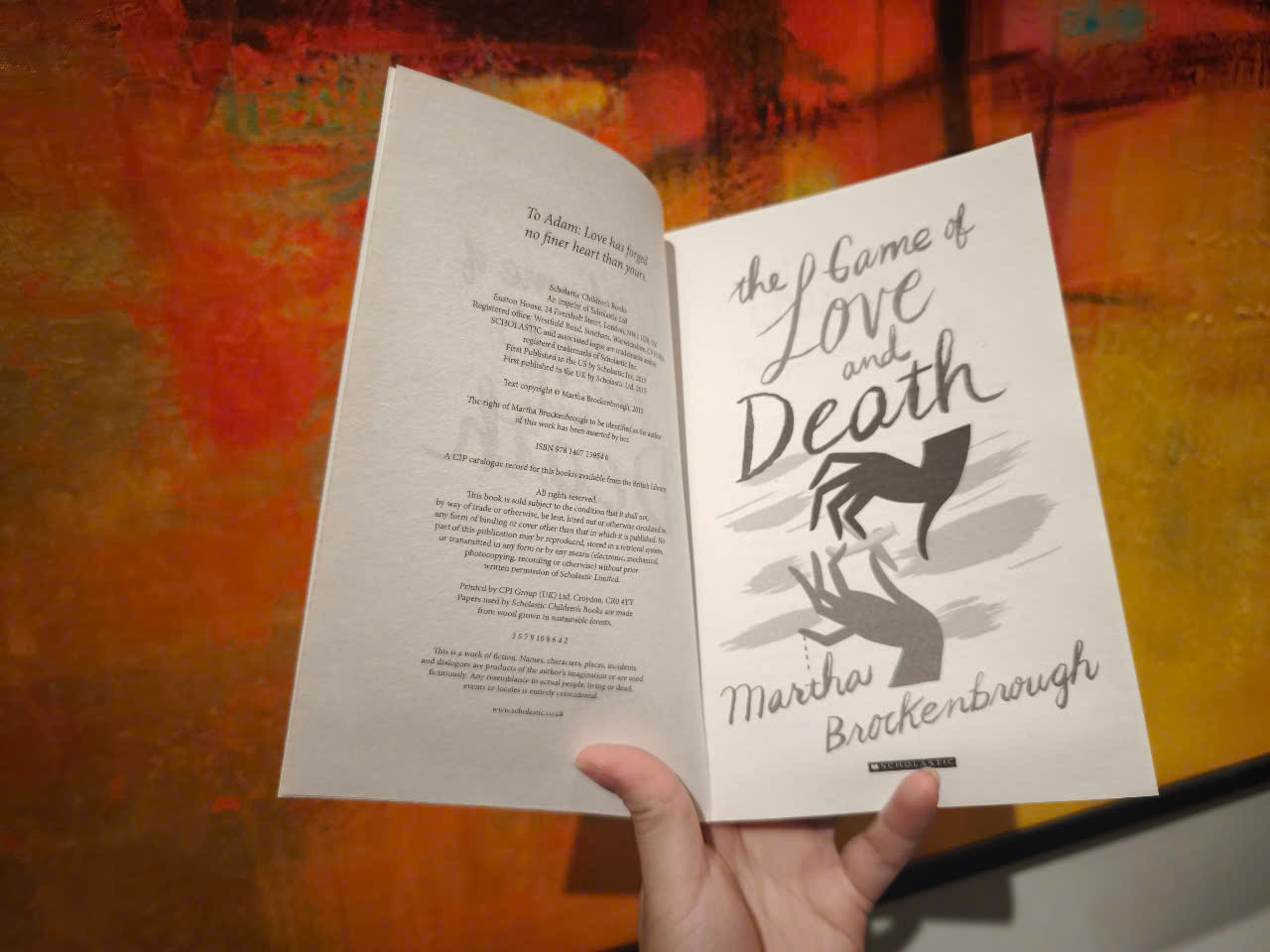 Sách - The Game of Love and Death by Martha Brockenbrough - Fantasy / Fiction in English