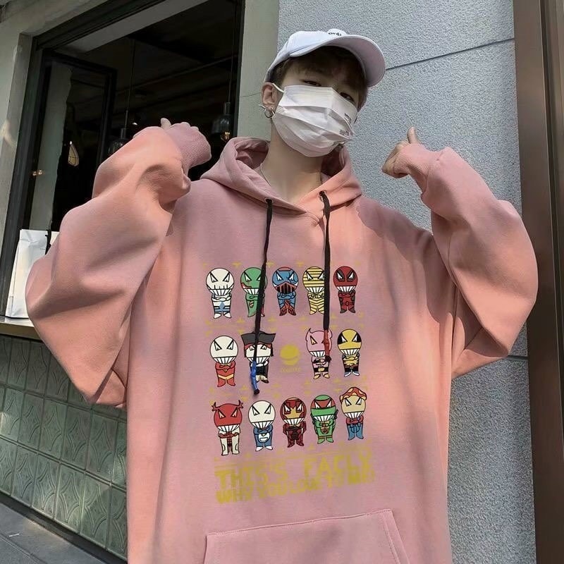 ÁO HOODIE IN HÌNH CHIBI KAMI SHOP/ ÁO HOODIE NAM/ ÁO HOODIE NỮ/ ÁO KHOÁC CẶP