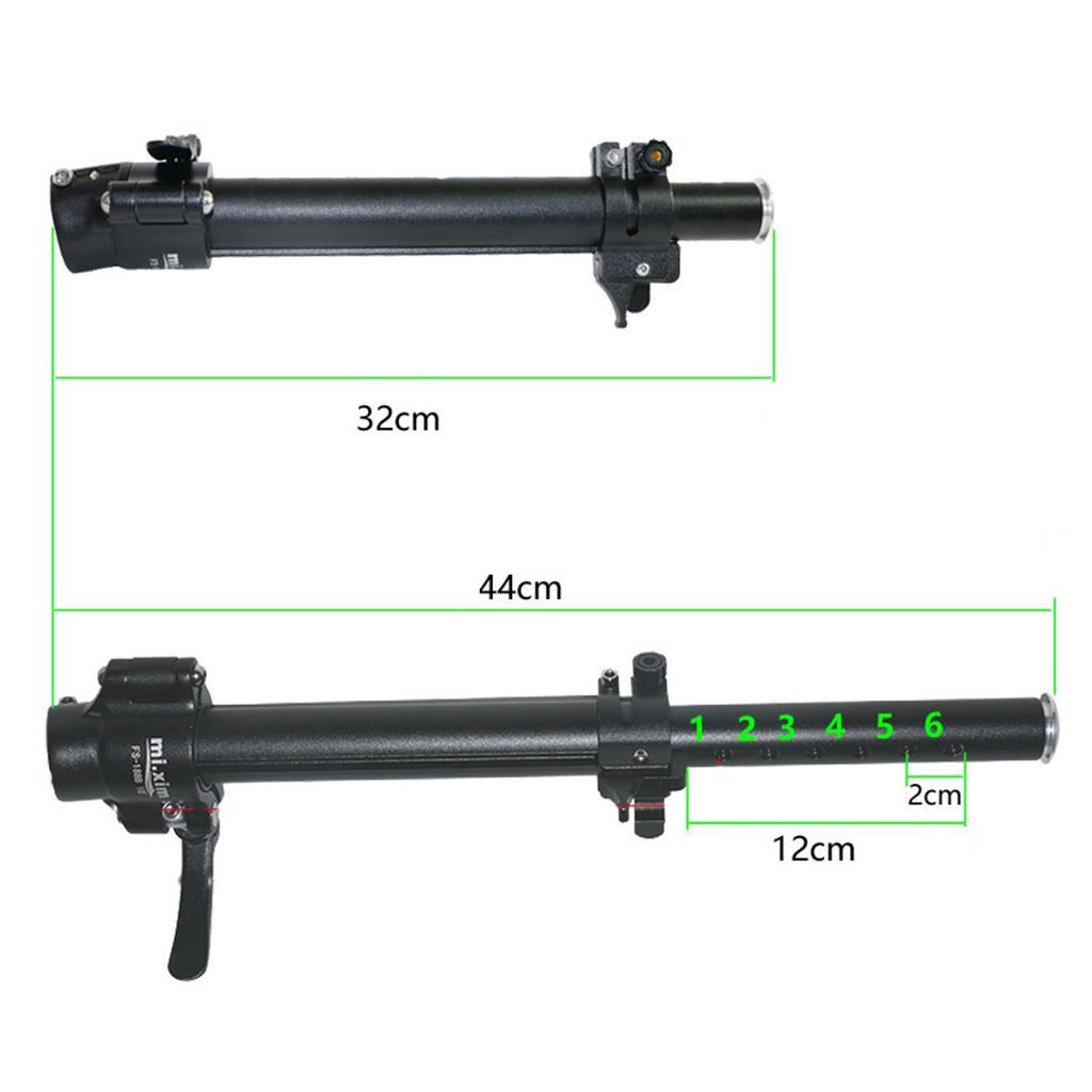 Folding Handlebar Quill Riser Black