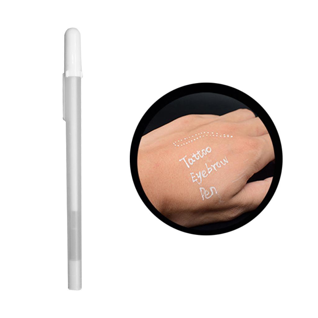 Korean Style White Skin Marker for Piercing Eyebrow Make Up Measuring