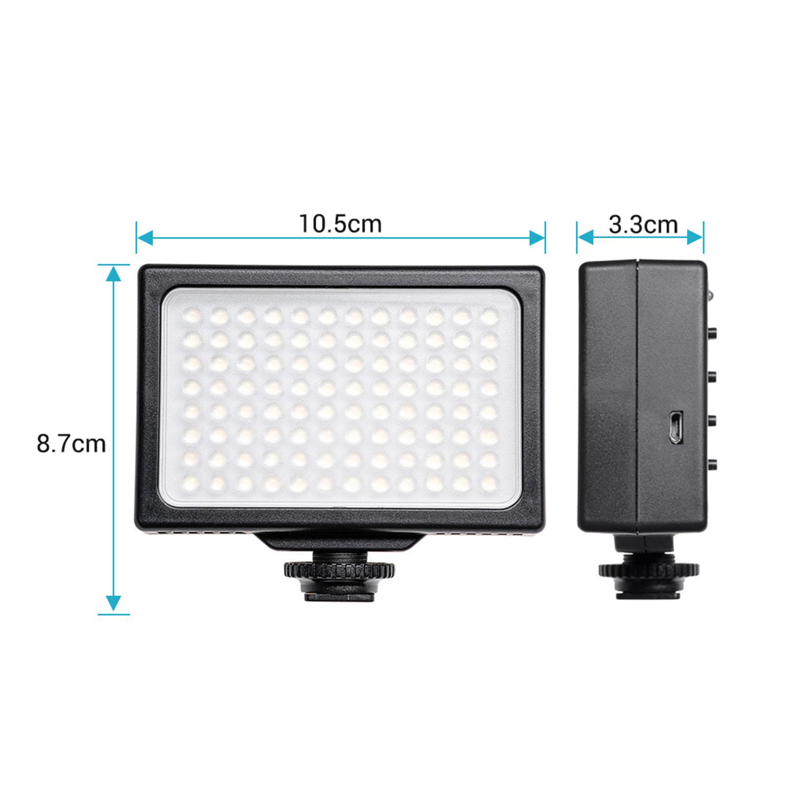 Đèn LED video 3200K-5600K có thể thay đổi độ sáng dùng để chụp ảnh di động