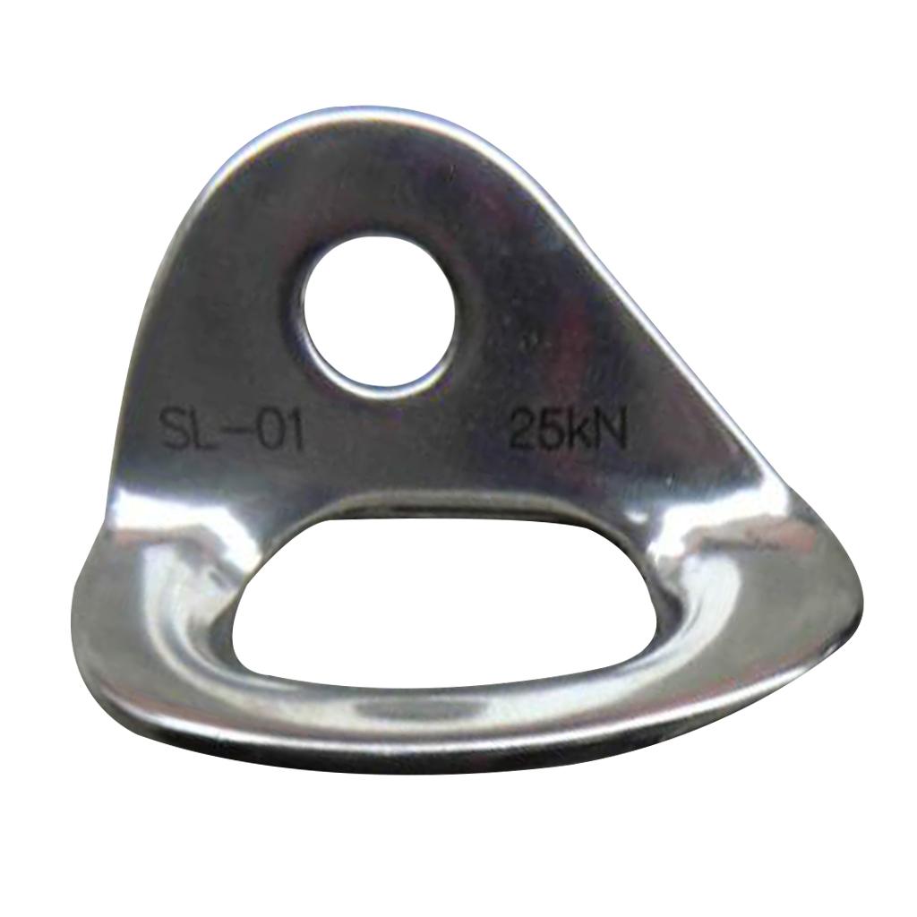 Rock Climbing Bolt Hanger Plate Stainless Steel Wall Climbing Anchor Hanger Hardware Gear