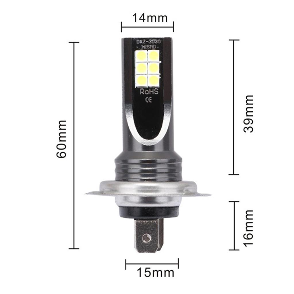 Auto Car 12 LED Fog Headlight Bulbs