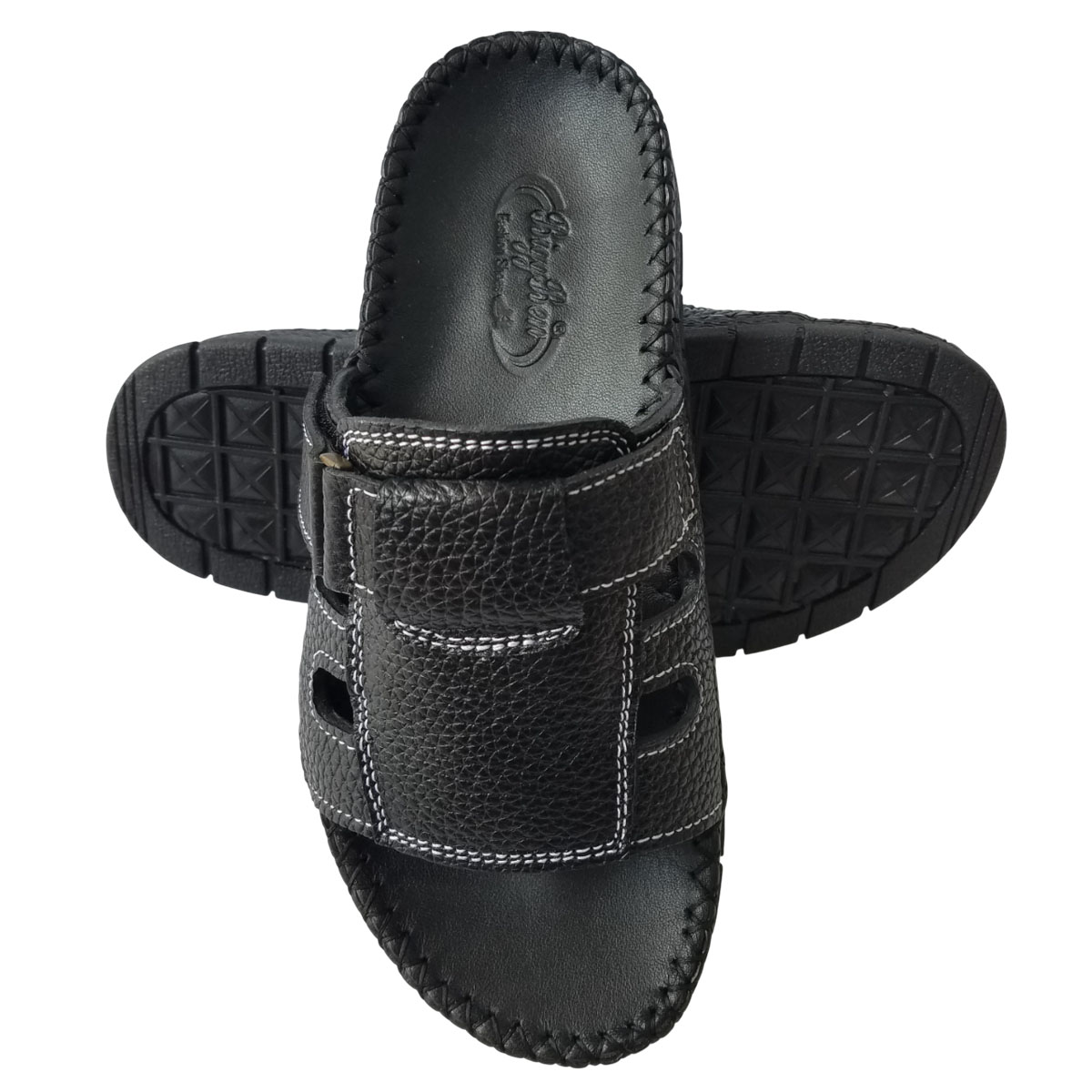 Dép Nam Quai Ngang Da Bò BIGGBEN DN360