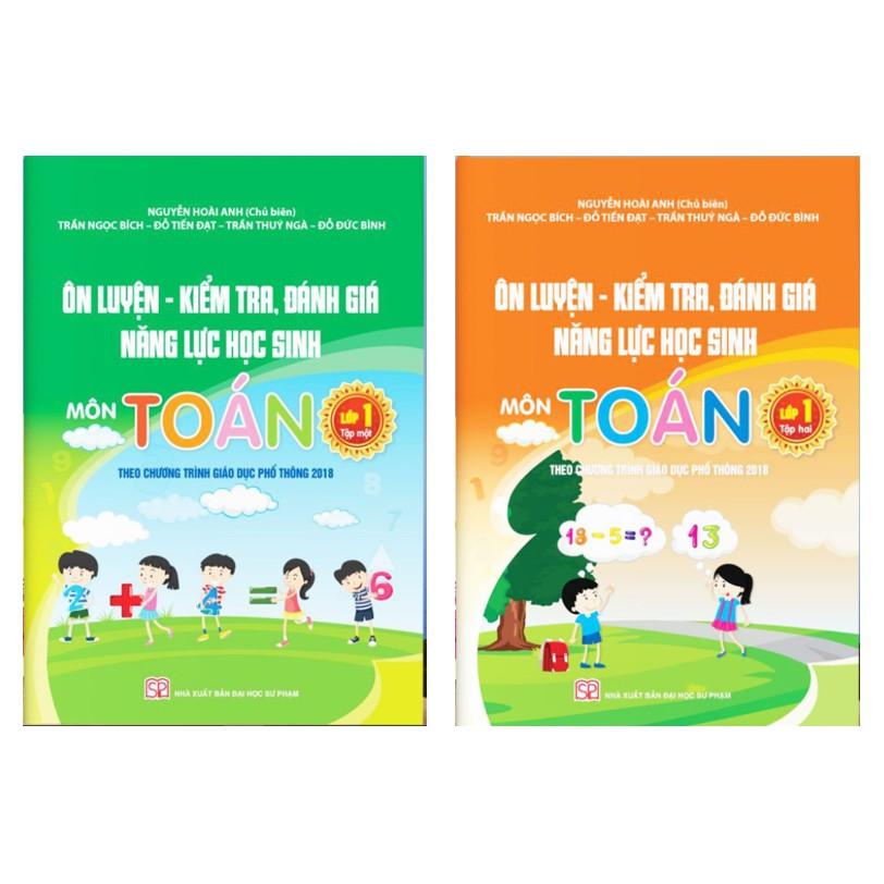 Sách - Combo Ôn luyện - kiểm tra đánh giá năng lực học sinh môn toán lớp 1