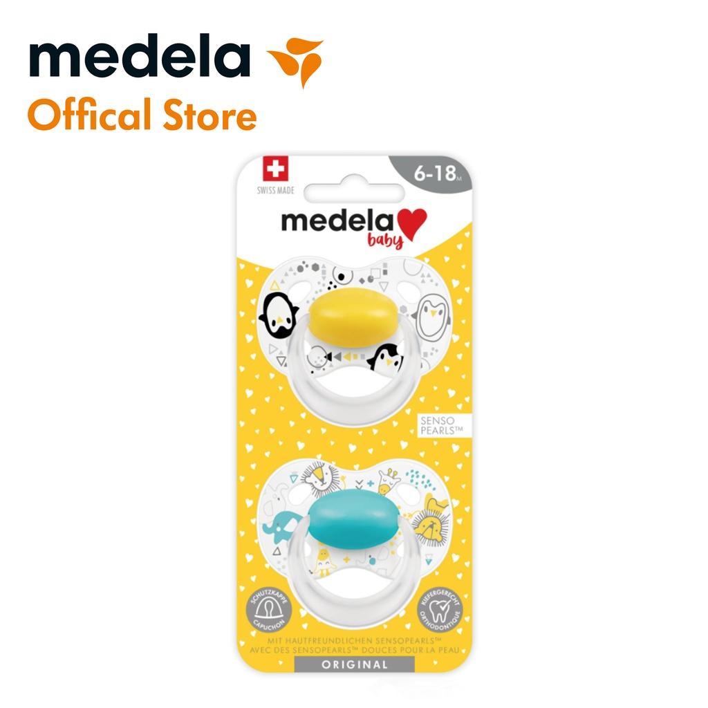 Ty ngậm Medela Baby Pacifier Original - vỉ 2 chiếc, Mới 100% - Hoàn hảo để sử dụng hàng ngày - không chứa BPA