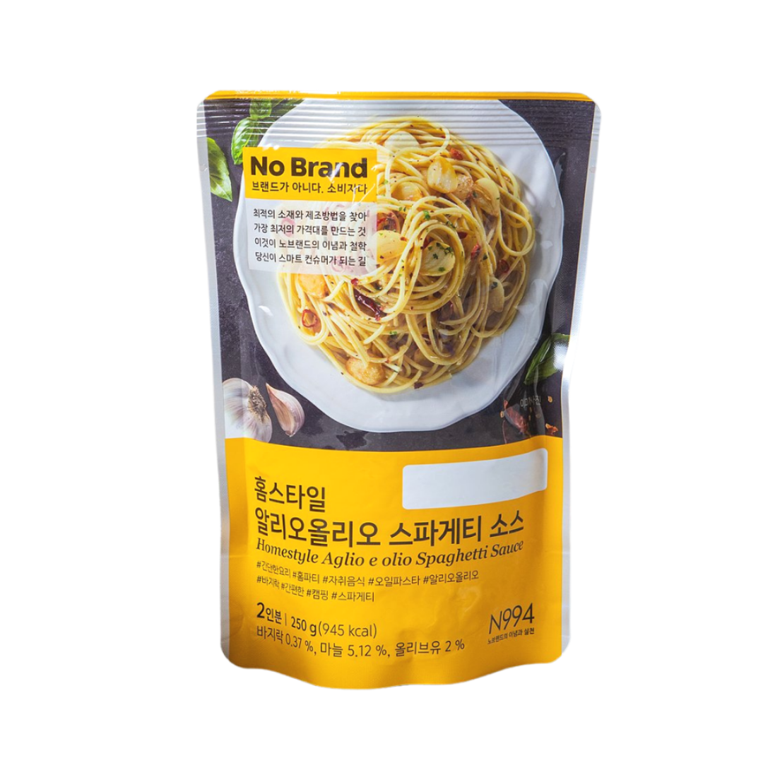 Sốt Mì Ý Vị Tỏi Ớt Aglio E Olio No Brand 250g