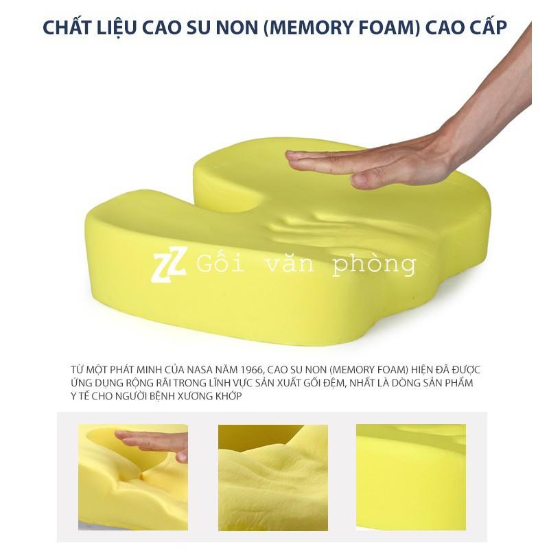 BẢO HÀNH 3 NĂM - Đệm Lót Mông Siêu Dày Công Thái Học, Nệm Ngồi Văn Phòng ZuriPillow GLM05