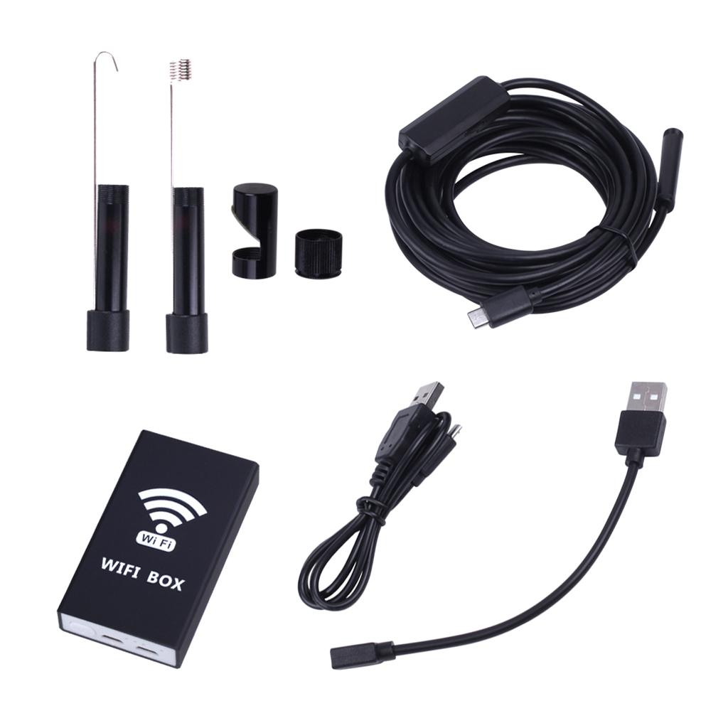 5.5mm USB Inspection Camera HD 1200P IP67 Rigid Tube Wireless Wifi Borescope