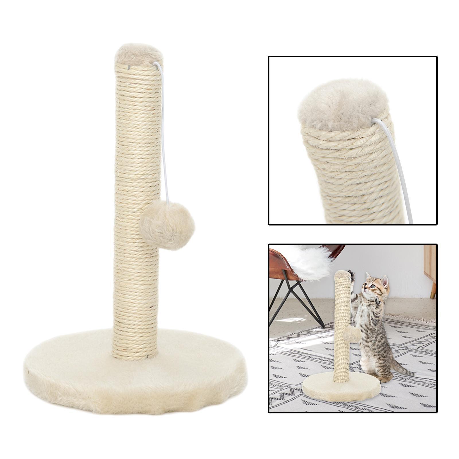 Cat  Kitten Cats Scratcher Scratch Poles Climbing Tree Beige