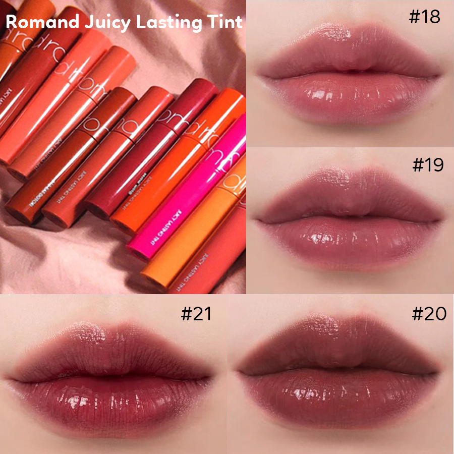 Son Kem Lỳ Mịn Làm Môi Căng Mọng Romand Juicy Lasting Tint