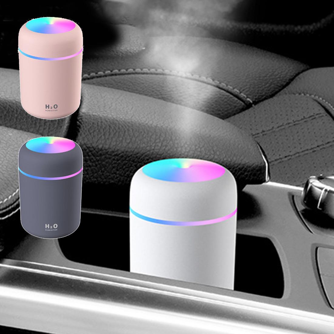 Mới Máy Lọc Không Khí LED Máy Tạo Độ Ẩm Không Khí Máy Khuếch Tán Tinh Dầu Phun Sương Tạo Ẩm Không Khí Thơm Nước Hoa Nội Thất Ô Tô Nước Hoa Phụ Kiện