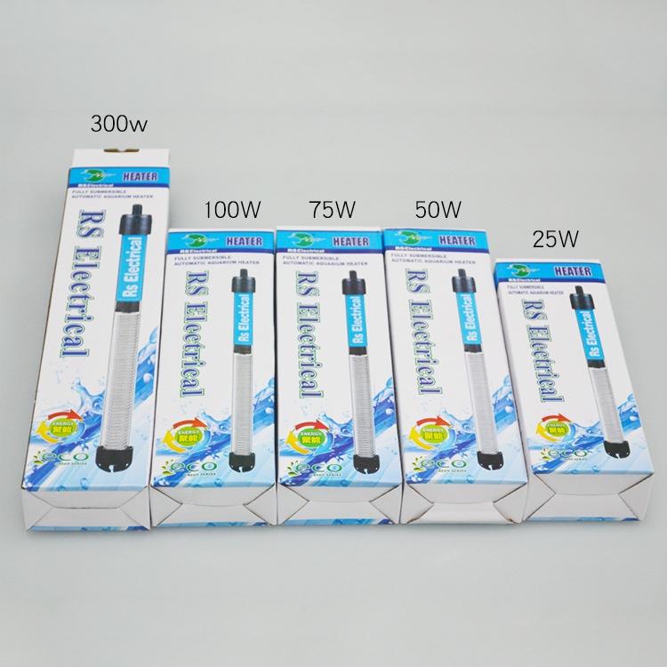 Máy Sưởi Bể Cá Thanh sưởi làm ấm nước hồ cá công suất vừa và nhỏ RS 25W 50W 200W