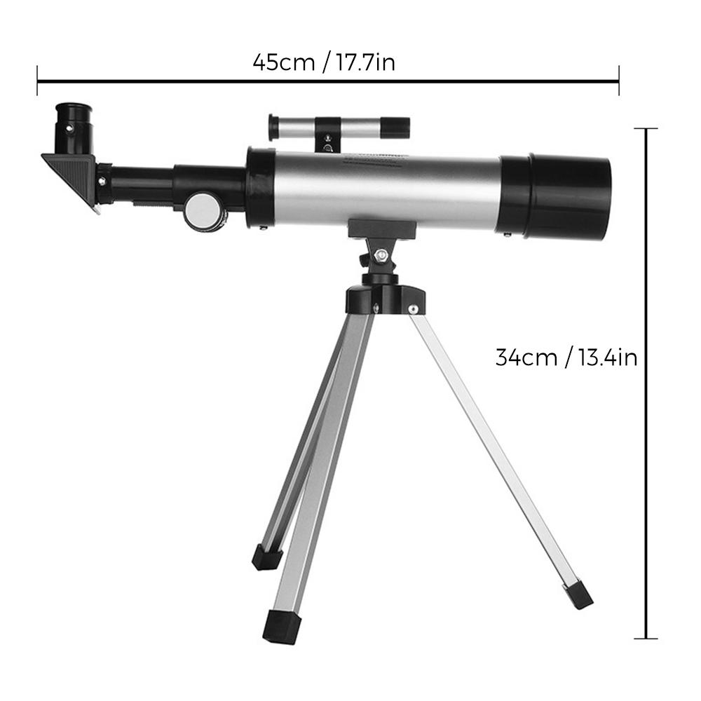 F36050 Astronomical Telescope for Kids and Beginners 90X Magnification Telescope with Finder Scope 2 Eyepieces and Tripod