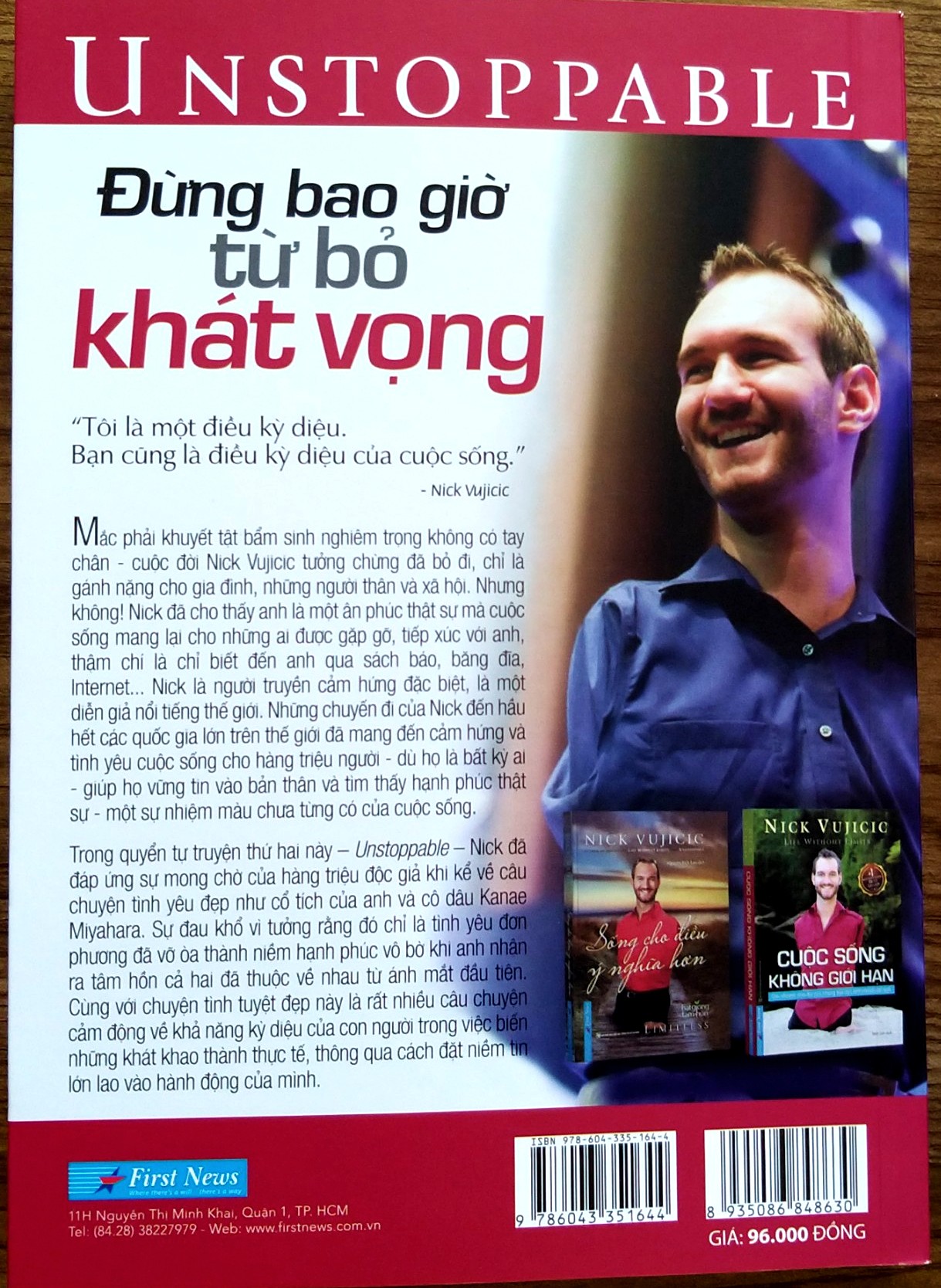 Đừng Bao Giờ Từ Bỏ Khát Vọng - Nick Vujicic