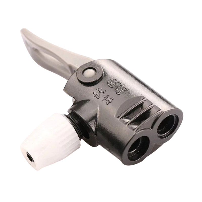 Đầu Bơm Hơi Xe Máy/ Xe Đạp phổ thông/ van nhọn (Schrader/Presta) Đầu Đôi Đa Năng Phụ Kiện (đường kính ống vào 7.3mm) - Mai Lee