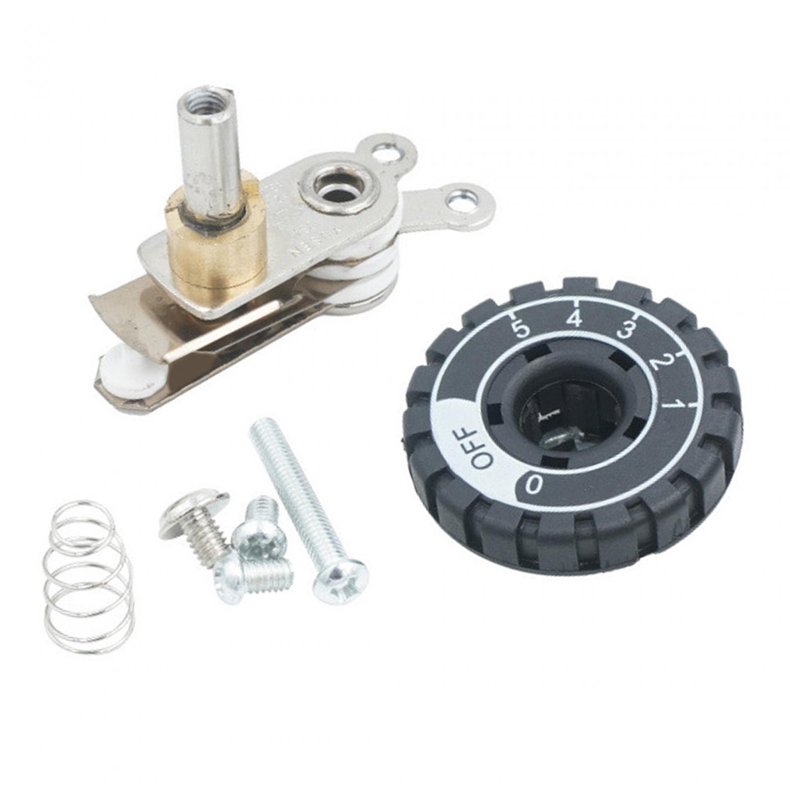 Steam Iron Thermostat Knob Switch Temperature Control Replacement Part for ES94A