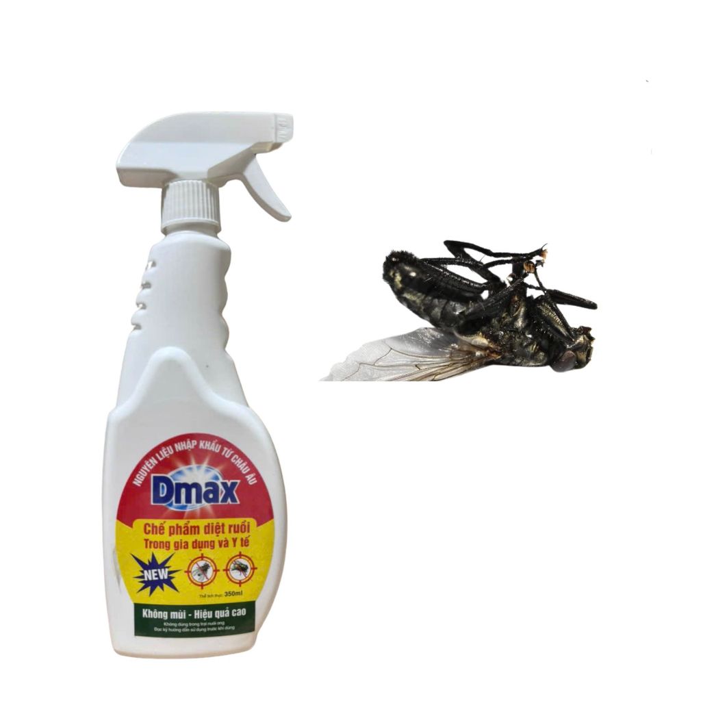 Xịt ruồi Dmax hiệu quả vượt trội, chế phẩm an toàn và bảo vệ môi trường, thuốc xịt ruồi không mùi