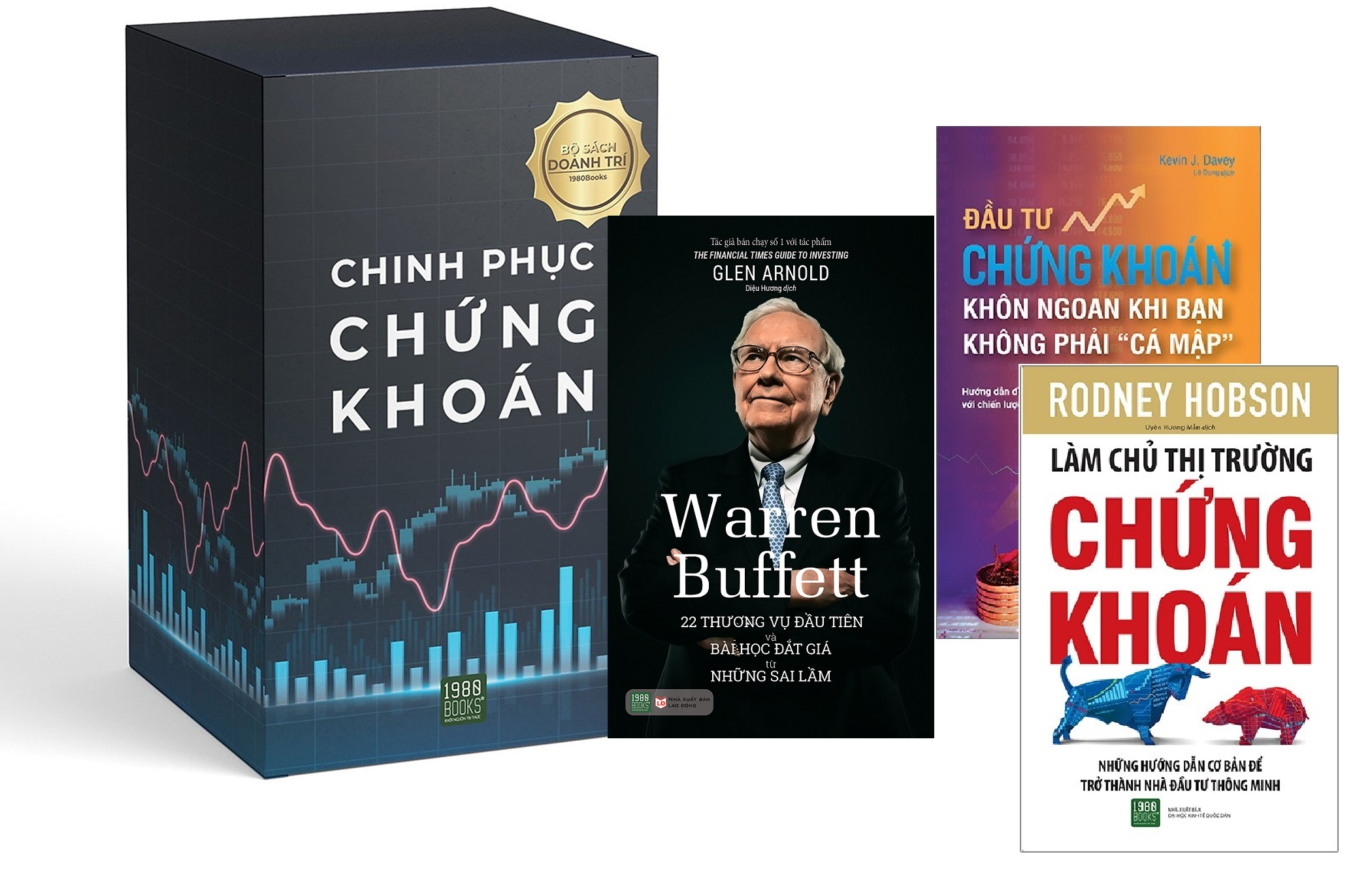 Bộ 3 Cuốn Sách Bí Mật Đầu Tư Chứng Khoán Thành Công: Đầu Tư Chứng Khoán Khôn Ngoan Khi Bạn Không Phải “Cá Mập” + Warren Buffett: 22 Thương Vụ Đầu Tiên Và Bài Học Đắt Giá Từ Những Sai Lầm + Làm Chủ Thị Trường Chứng Khoán