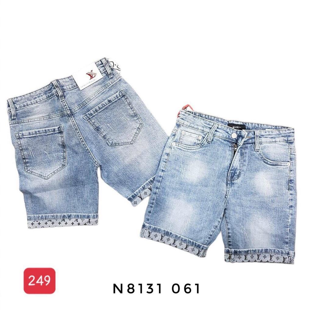 Quần short jean nam co giãn mẫu mới đẹp lạ cá tính 249